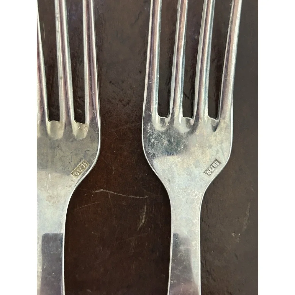 Jean Couzon France Galaxy Green Flatware Lot‎ 18/10 Stainless Steel